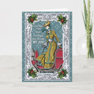 Tarjeta Festiva Lejos de los Navidades