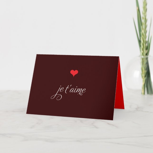 Tarjeta Festiva Lengua del amor (espacio en blanco) (Anverso)