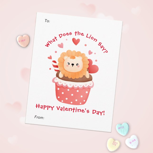 Tarjeta Festiva León lindo en El día de San Valentín de Personaliz (Subido por el creador)