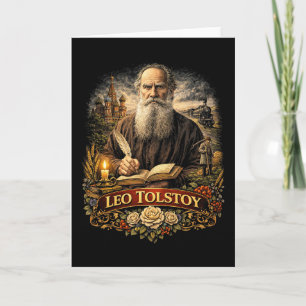 Tarjeta Festiva León Tolstói