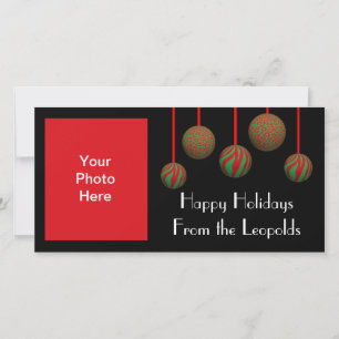 Tarjeta Festiva Leopard Zebra