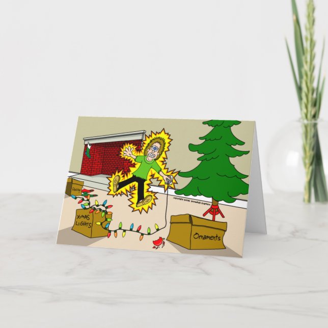 Tarjeta Festiva Lesiones de navidades (Anverso)