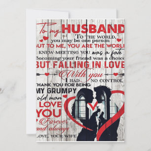 Tarjeta Festiva Letra minúscula para marido   A Mi Esposo Presente
