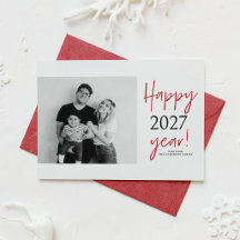 Letras modernas 2026 Feliz Año Nuevo Foto