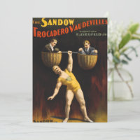 Levantador de pesas Eugen Sandow Vaudeville