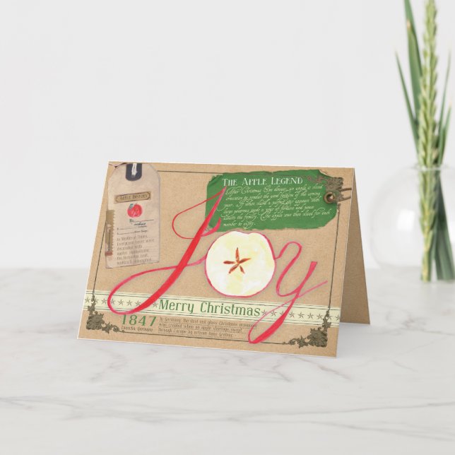 Tarjeta Festiva Leyenda de Apple (Anverso)