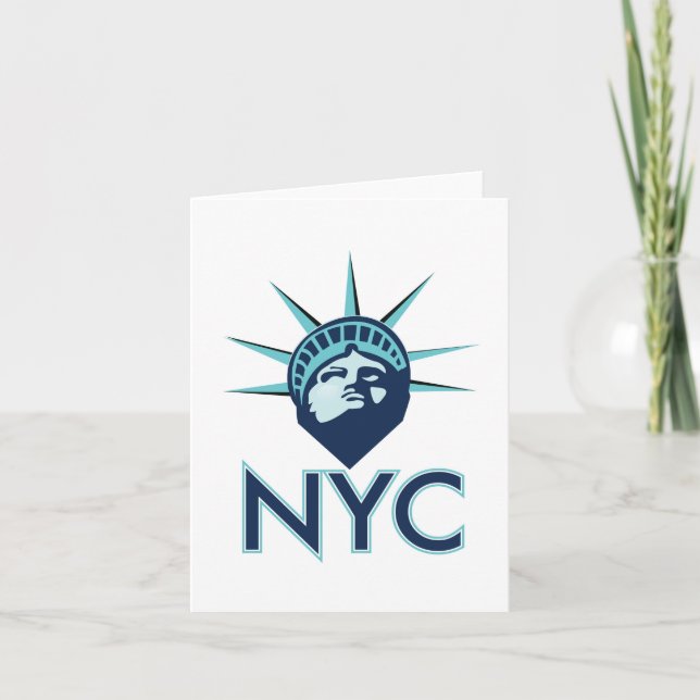 Tarjeta Festiva Libertad de NYC (Anverso)