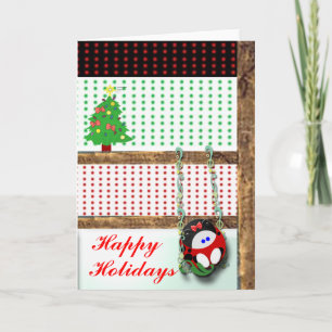 Tarjeta Festiva Libertino del día de fiesta