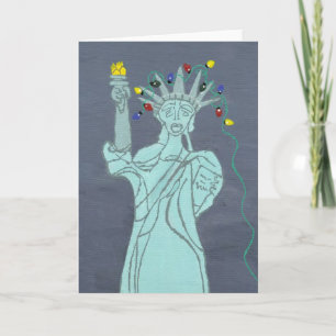 Tarjeta Festiva Liberty In Lights