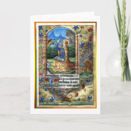 Tarjeta Festiva Libro de horas