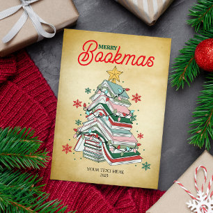 Tarjeta Festiva Libro de regalo para amantes de los libros en Navi