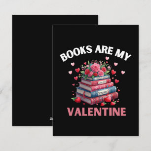 Tarjeta Festiva Libros Divertidos Son Mi San Valentín