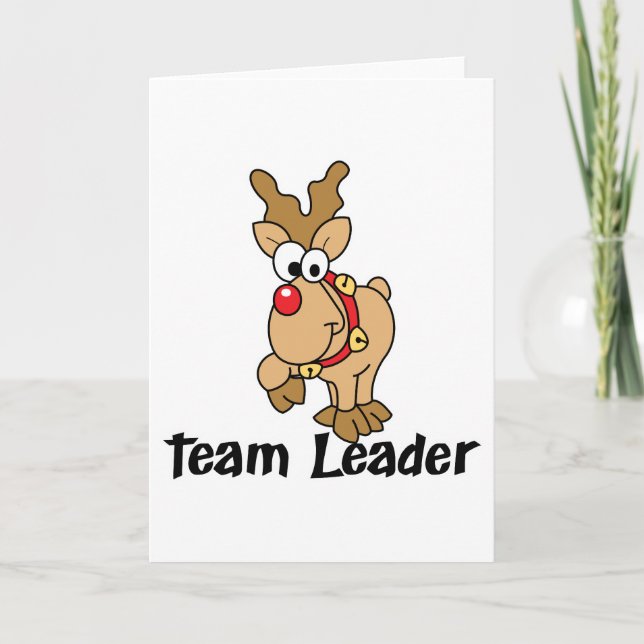 Tarjeta Festiva Líder del equipo (Anverso)
