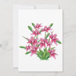 Tarjeta Festiva Lilly