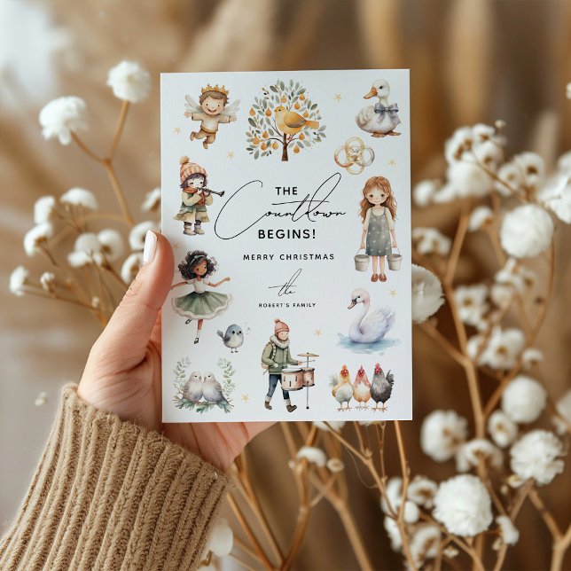 Tarjeta Festiva Lindo '12 días de Navidad'  (Subido por el creador)