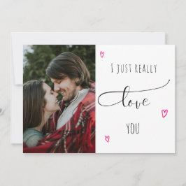 Tarjeta Festiva lindo te amo San Valentín/aniversario romántico