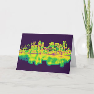 Tarjeta Festiva Línea aérea Brasilia Brasil