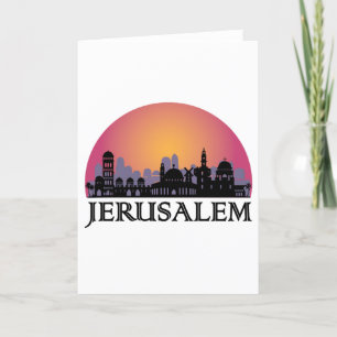 Tarjeta Festiva Línea aérea de Jerusalén - Viajes de Israel