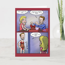 Tarjeta Festiva Lingerie Valentine