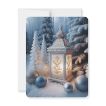 Linterna de escarcha ornamentada de invierno