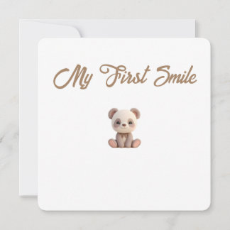 Tarjeta Festiva Little Forest Friends Baby Milestone Card –My Firs