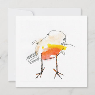 Tarjeta Festiva Little Robin