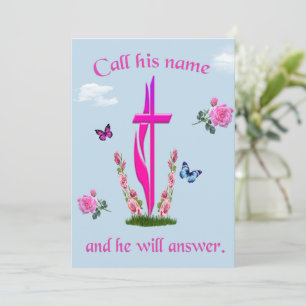 Tarjeta Festiva Llama a su nombre y él responderá