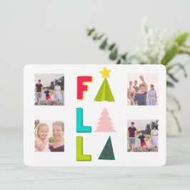 Tarjeta Festiva llama de falala