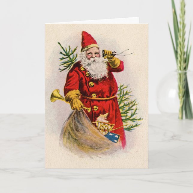 Tarjeta Festiva Llamado de Santa Vieja (Anverso)