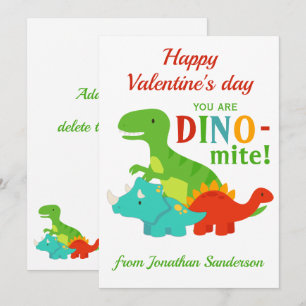 Tarjeta Festiva Llanura divertida de los niños Día de San Valentín