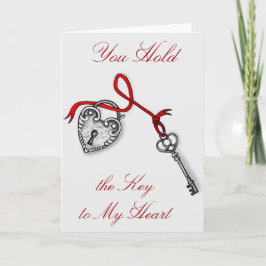 Tarjeta Festiva Llave a mi corazón