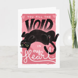 Tarjeta Festiva Llena el vacío en mi corazón