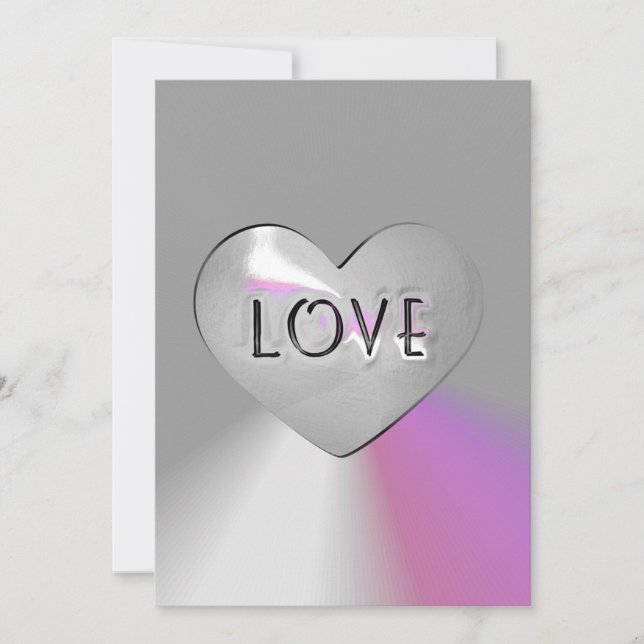 Tarjeta Festiva Llenas mi corazón de amor (Anverso)