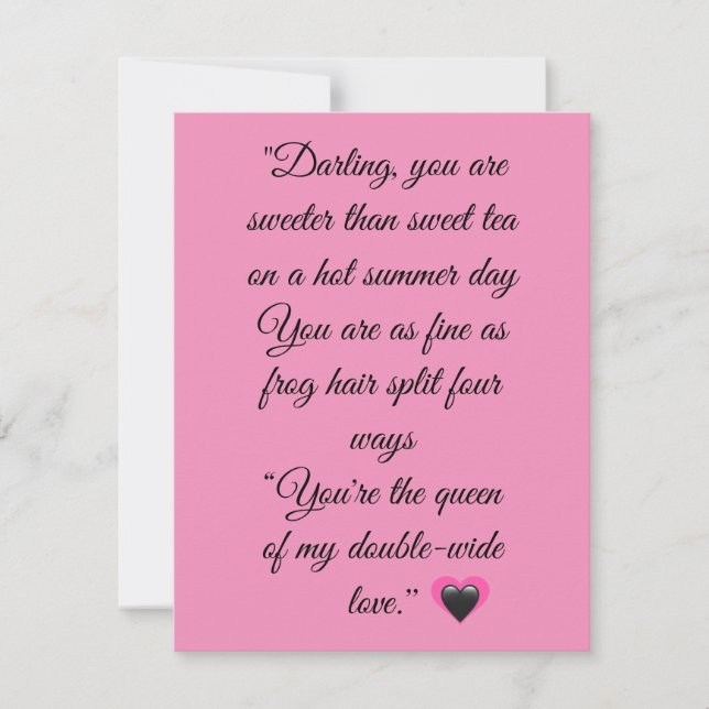 Tarjeta Festiva Lo eres todo (Anverso)