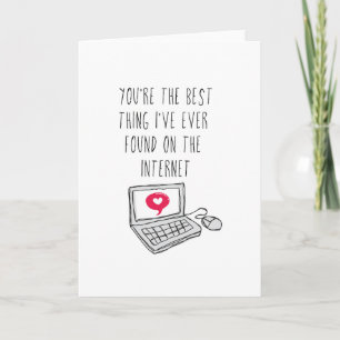Tarjeta Festiva Lo mejor de Internet Regalo de aniversario