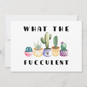 Tarjeta Festiva Lo Que El Fuculento