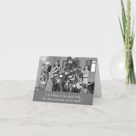 Tarjeta Festiva Lo que las mujeres creen que son Navidades gracios