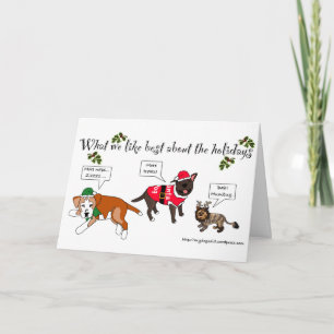 Tarjeta Festiva Lo que más nos gusta de las vacaciones