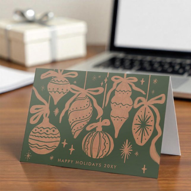 Tarjeta Festiva Logo Whimsical Retro Decorations Corporate (Subido por el creador)