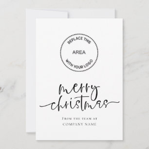Tarjeta Festiva Logotipo de la empresa Calendario 2027 código QR F