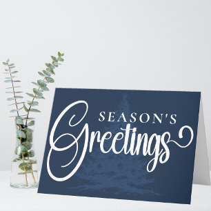 Tarjeta Festiva Logotipo de la empresa personalizado Navidades par