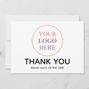 Tarjeta Festiva Logotipo del personalizado - Sin pedido mínimo Gra