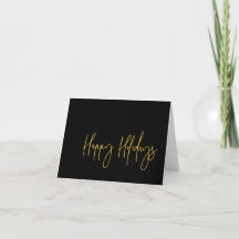 Logotipo empresarial de Felices Fiestas Simple Neg