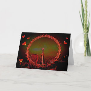 Tarjeta Festiva London Eye Valentine