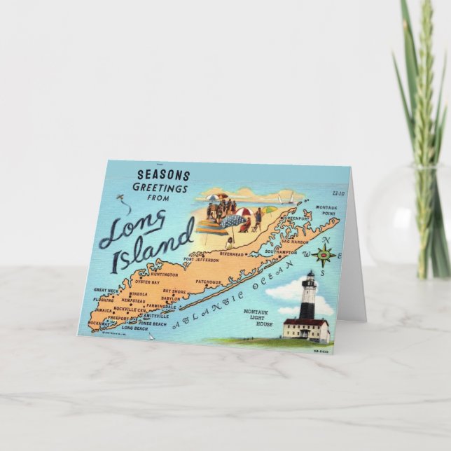 Tarjeta Festiva Long Island NY (Anverso)