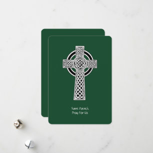 Tarjeta Festiva Lorica de Saint Patrick Prayer (enmendada)