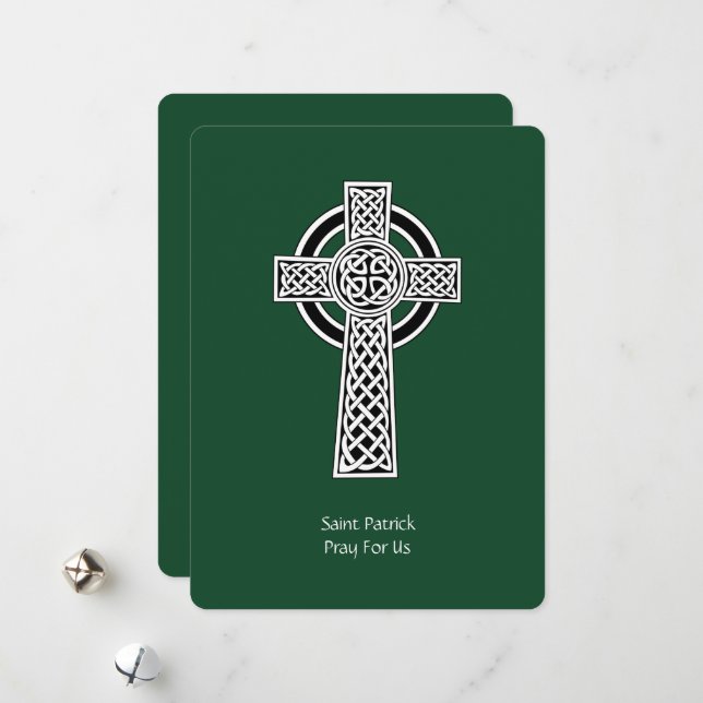 Tarjeta Festiva Lorica de Saint Patrick Prayer (enmendada) (Anverso/Reverso In Situ)