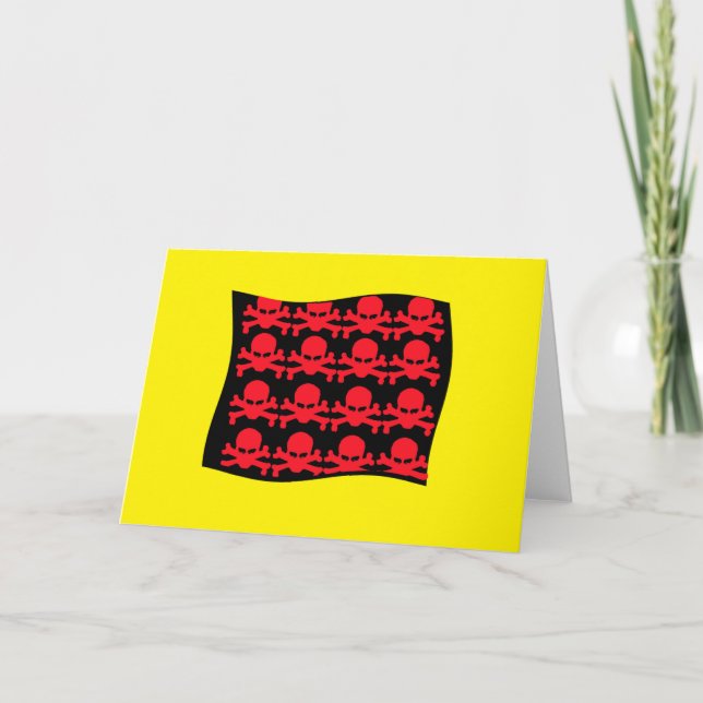 TARJETA FESTIVA LOROS PIRATAS (Anverso)