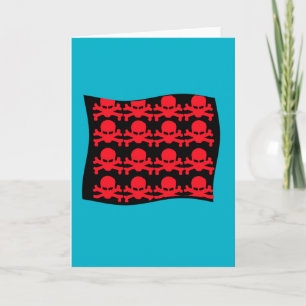 TARJETA FESTIVA LOROS PIRATAS