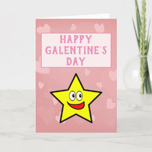 Tarjeta Festiva Los amigos de los corazones rosados de Galentine's